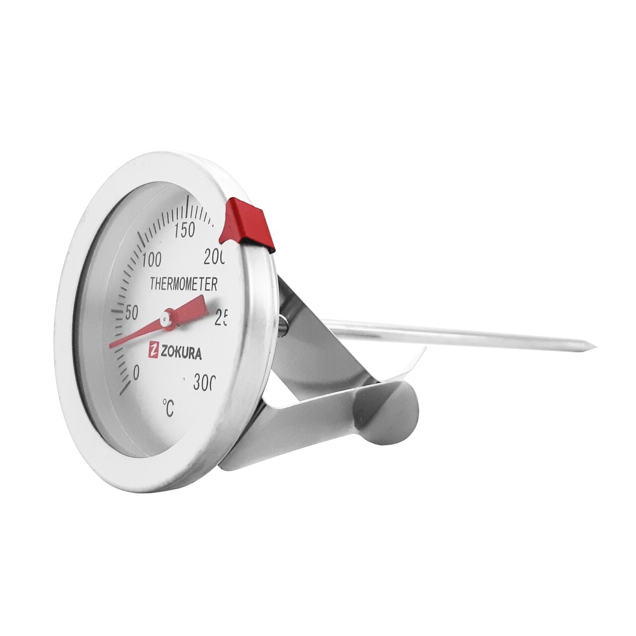 Termometru bucatarie, Zokura, 0°C/300°C, inox - imagine 5